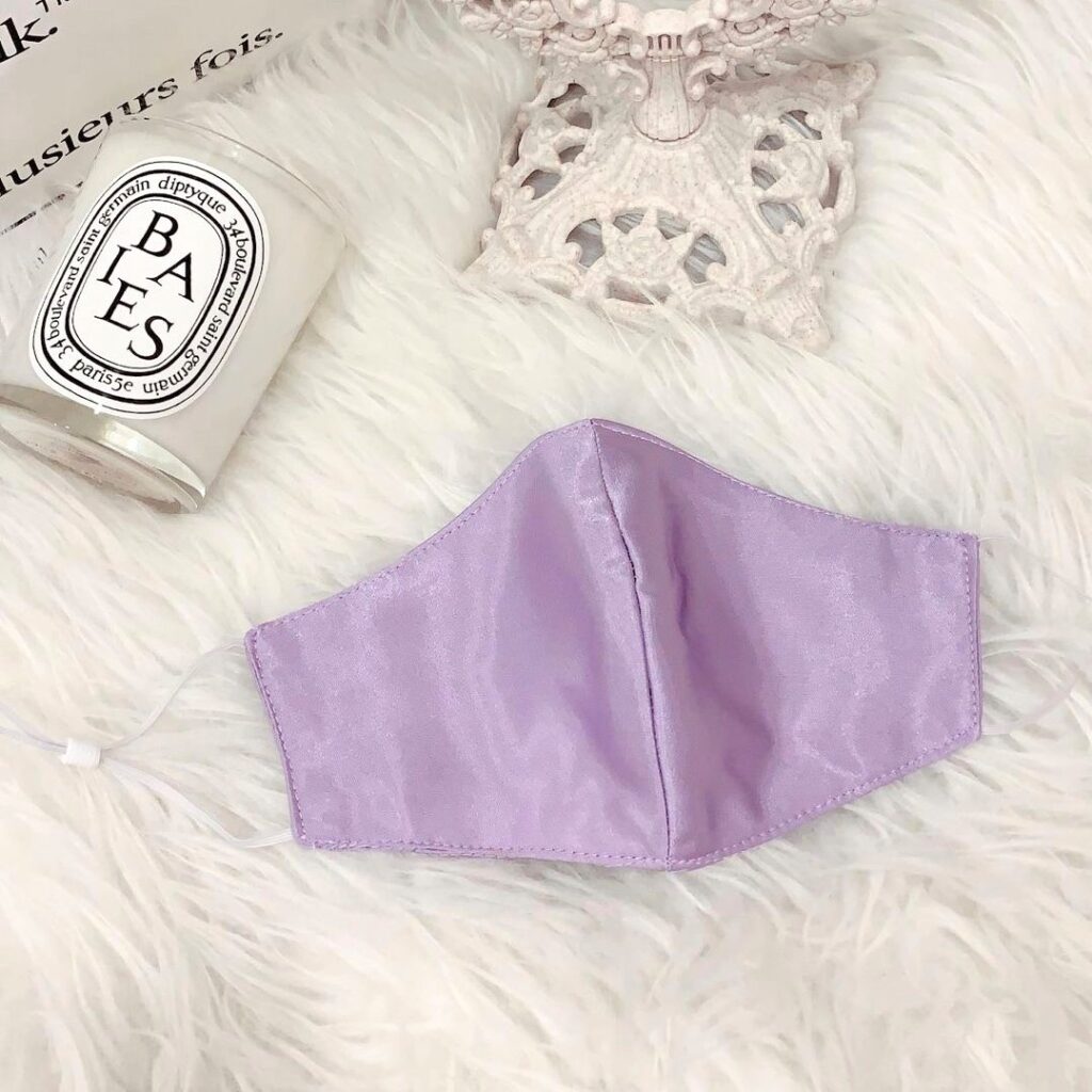 Wonders - Tailor Made Silk Mask in Lilac - Wonders Malaysia